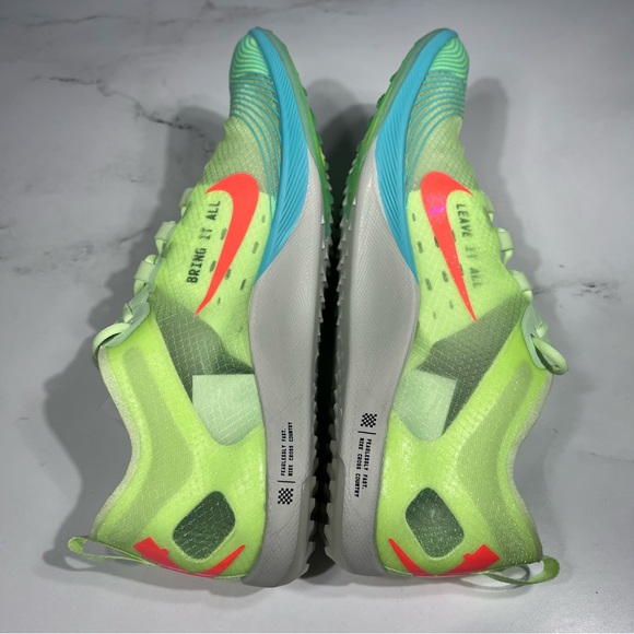 Nike Zoom Victory XC 5 Barely Volt Hyper Orange Track & Field Distance Spikes - Picture 3 of 10